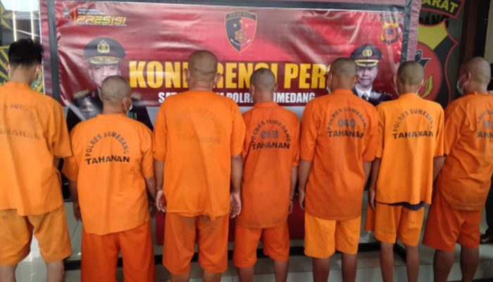 Polisi Tahan Preman Sumedang Berkedok Ormas Yang Meresahkan