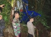 Polisi  Tinjau Lokasi Tanah Longsor di Desa Cisadap, Pastikan Kondisi Warga Aman