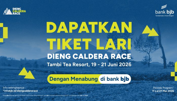 Menabung di bank bjb Bisa Dapat Kesempatan Ikut Dieng Caldera Race 2026