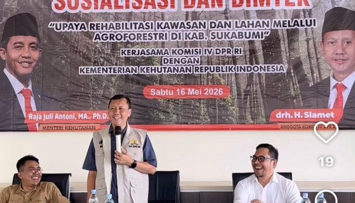 Sinergi DPR RI dan Kementerian Kehutanan Dorong Rehabilitasi Hutan di Sukabumi