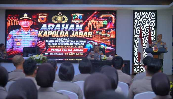 Kapolda Jabar Tegaskan Seleksi Polri 2026 Harus Bersih, Transparan dan Bebas Kecurangan