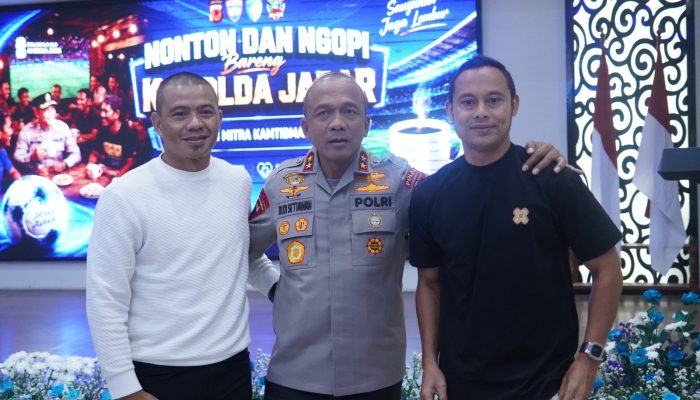 Atep dan Tantan Jadi Magnet di Acara “Nonton dan Ngopi Bareng Kapolda Jabar”