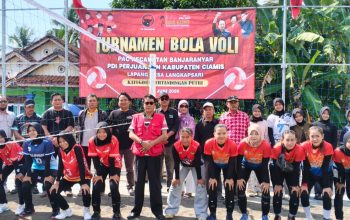 Semarak Bulan Bung Karno, PDI Perjuangan Banjaranyar Adakan Turnamen Voli Putri
