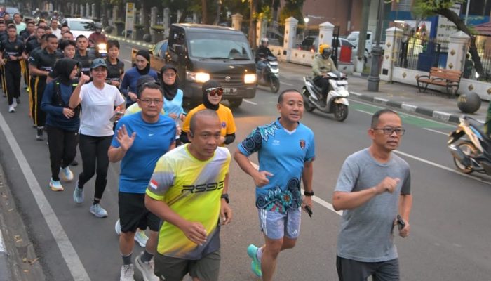 Kapolda Jabar Ajak Personel Jaga Kebugaran Melalui Lari Bersama