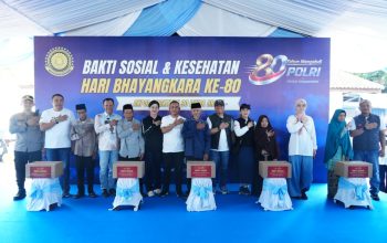 Wakapolri Gelar Bakti Sosial dan Kesehatan Akpol ’90 di Bogor Sambut Hari Bhayangkara ke-80