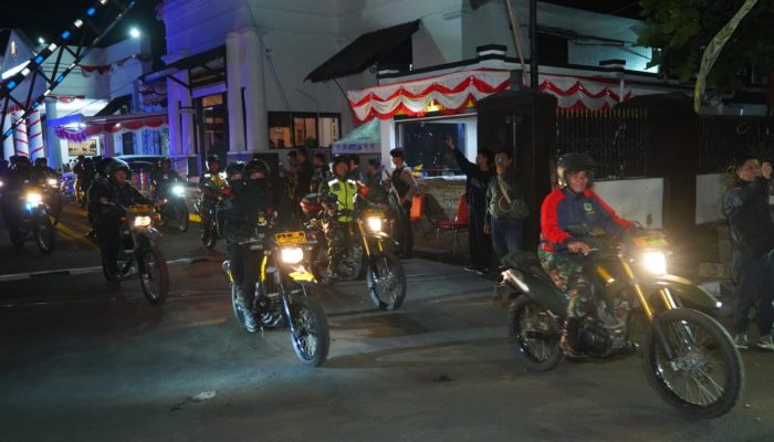 Personel Gabungan Patroli Dini Hari di Bandung, Persempit Ruang Gerak Pelaku Kejahatan