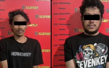 Polres Garut Tahan Dua Tersangka Pengeroyokan di Cisurupan
