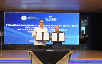 Kemnaker dan bank bjb Jalin Kerja Sama Pengembangan Kompetensi SDM dan Layanan Perbankan