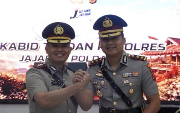 Sertijab Kapolres Tasikmalaya Kota, AKBP Andik Eko Siswanto Gantikan AKBP Andi Purwanto