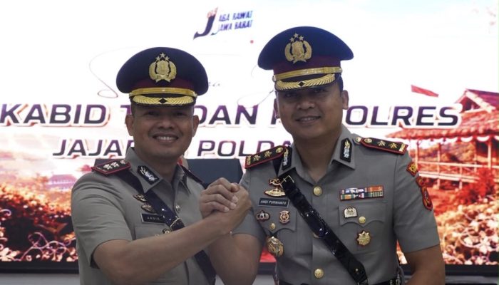 Sertijab Kapolres Tasikmalaya Kota, AKBP Andik Eko Siswanto Gantikan AKBP Andi Purwanto
