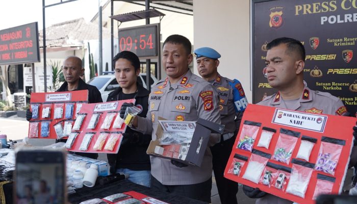 Polres Cimahi Ungkap 80 Kasus Narkoba, 91 Tersangka Ditangkap dan Barang Bukti Rp4,1 Miliar